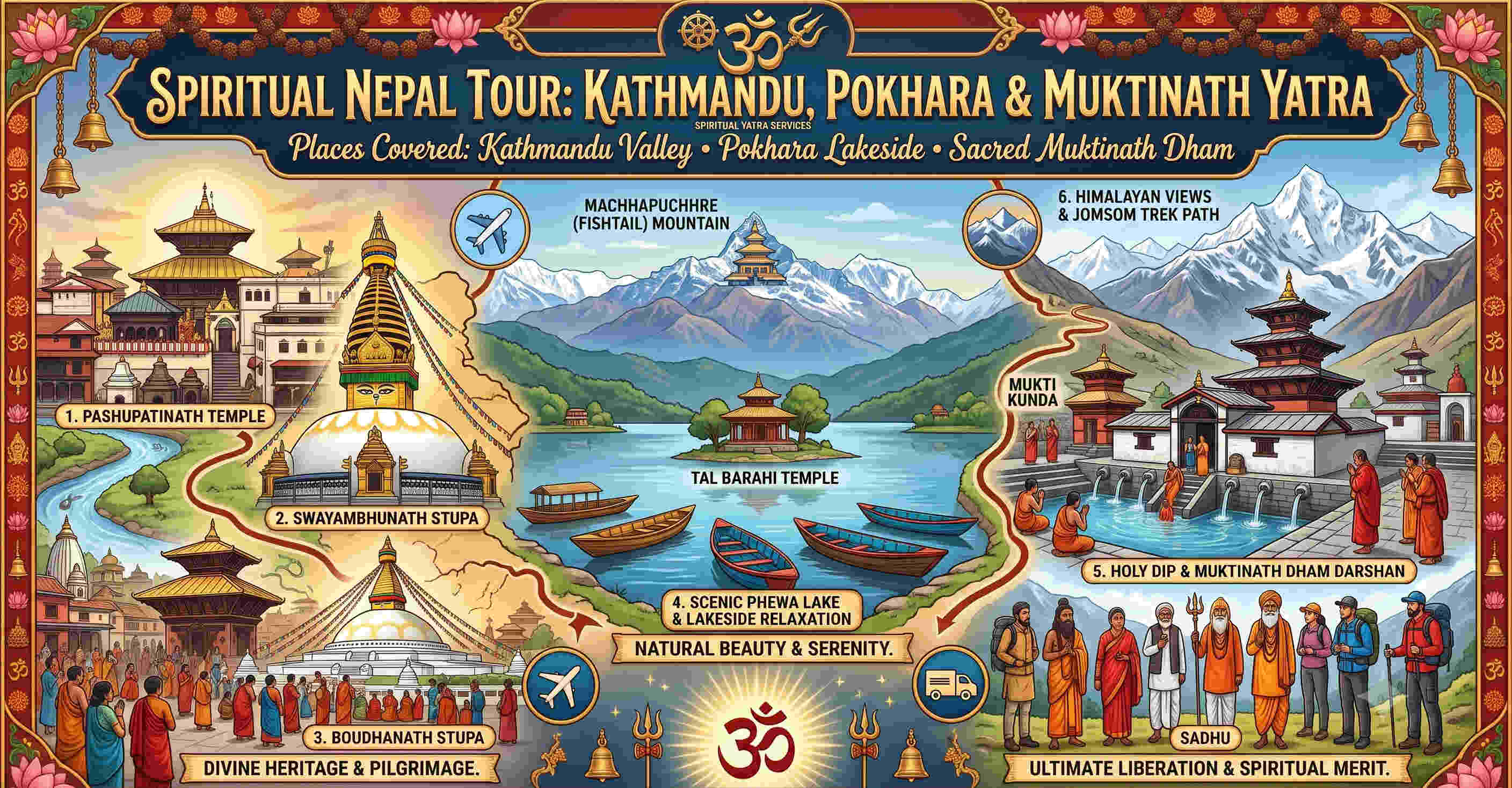 Kathmandu Pokhara Muktinath Yatra from Raxaul