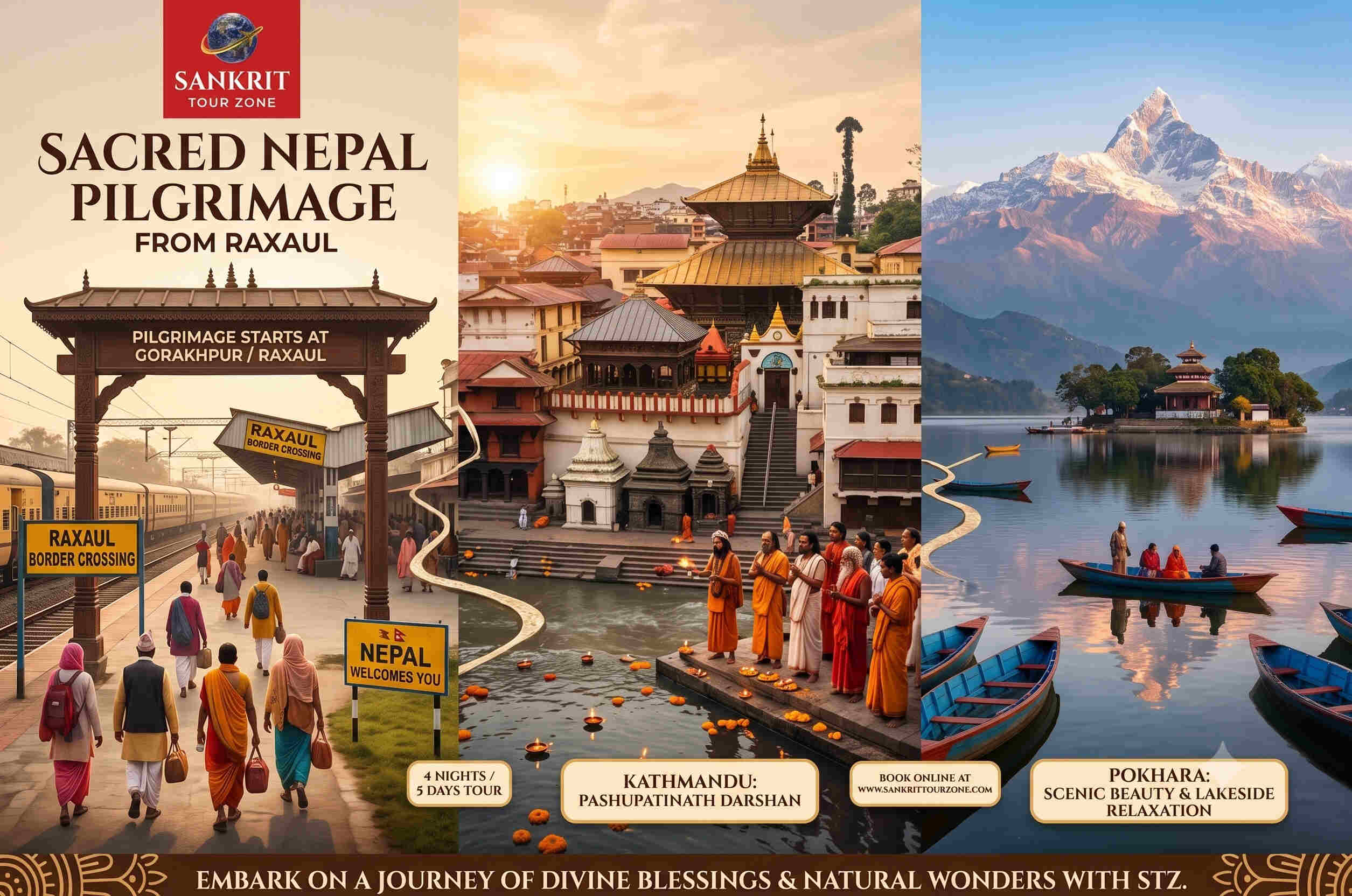 Sacred Nepal Pilgrimage from Raxaul